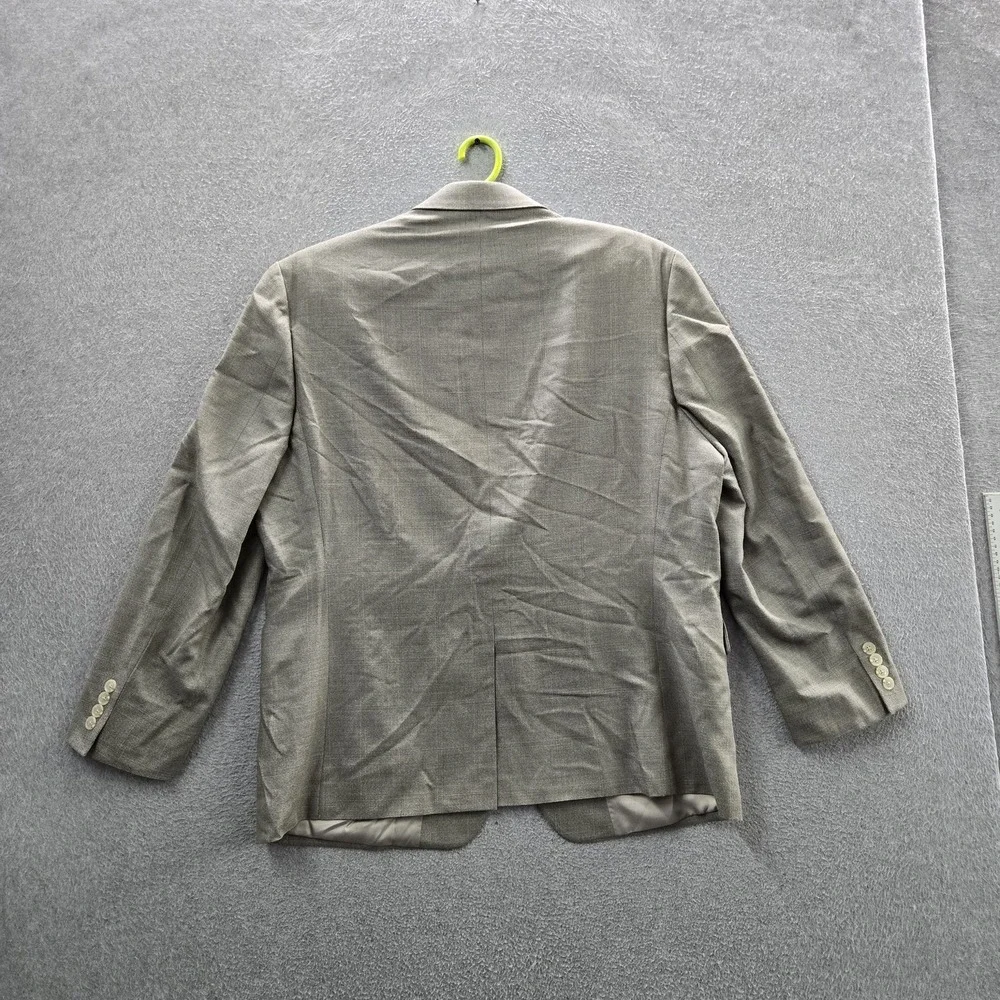 Lauren Ralph Lauren Men‎ Blazer 44S Gray Silk Wool Sport Coat Button
